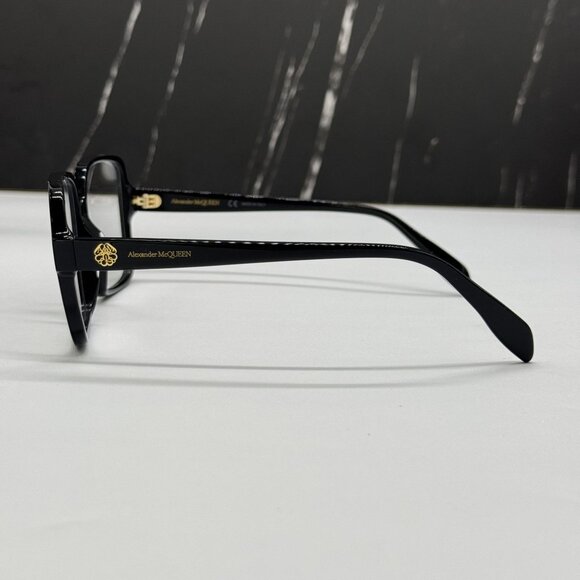 NEW ALEXANDER MCQUEEN EYEGLASSES, AM0286O 001 - Picture 7 of 11